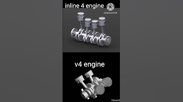 Inline 4 engine vs v4 engine