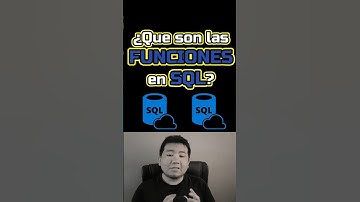 ¿Qué son las FUNCIONES en SQL?  #basededatos #sql #databaseconcepts #programacion #datos