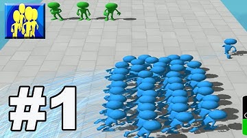 Crowd Runners - Gameplay Walkthrough Part 1