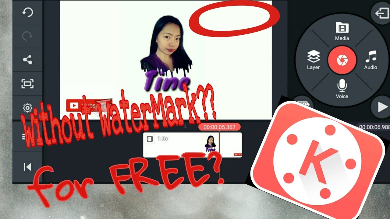 Download KineMaster without watermark for Free (tagalog) - YouTube