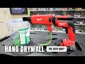 Hang drywall the easy way  milwaukee drywall screw gun and collated attachment