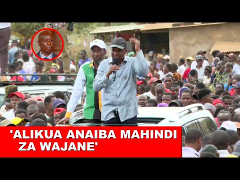 WAKATI NIKIWA ICC NIKITETEA UHURU WEWE ULIKUA DO UNAIBA MAHINDI ZA WAJANE Kindiki Exposes Gachagua
