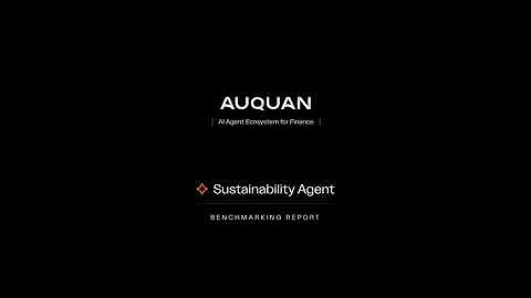 Auquan Sustainability Agent - Benchmarking Report Workflow