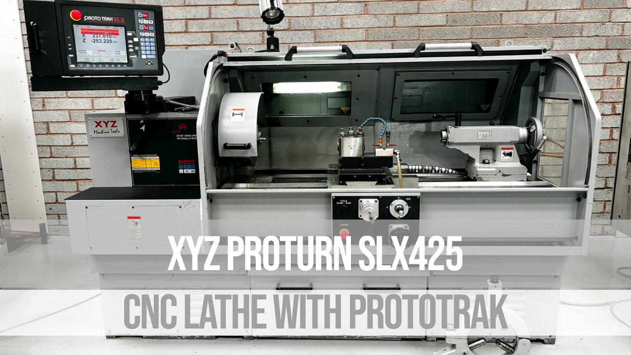 トロントラ様 XYZ Proturn SLX425 Lathe with Prototrak control - YouTube