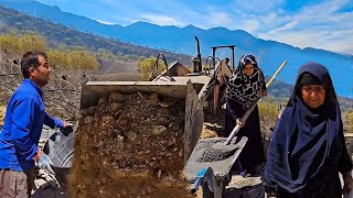 Excavation And Embankment To Build The Houses Foundations