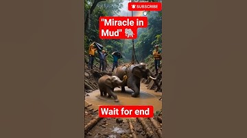 "Elephant Miracle 🐘🌈" #funny #animals  #shorts