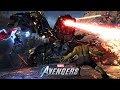 «Мстители Marvel зоны боевых действий» геймплей совместного прохождения