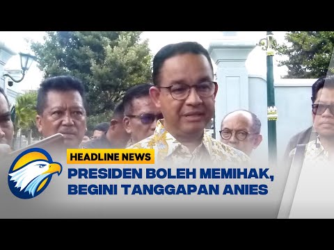 Soal Presiden Boleh Kampanye, Anies Biar Rakyat yang Menilai