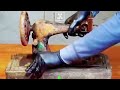 Antique Rusty Sewing Machine Restoration #satisfying #asmr #diy #beforeandafter