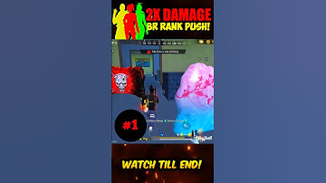 🔥THE BROKEN TOXIC 2X DAMAGE CHARACTER SKILL COMBO FOR BR RANK PUSH🔥 #shorts #freefire#trending#funny