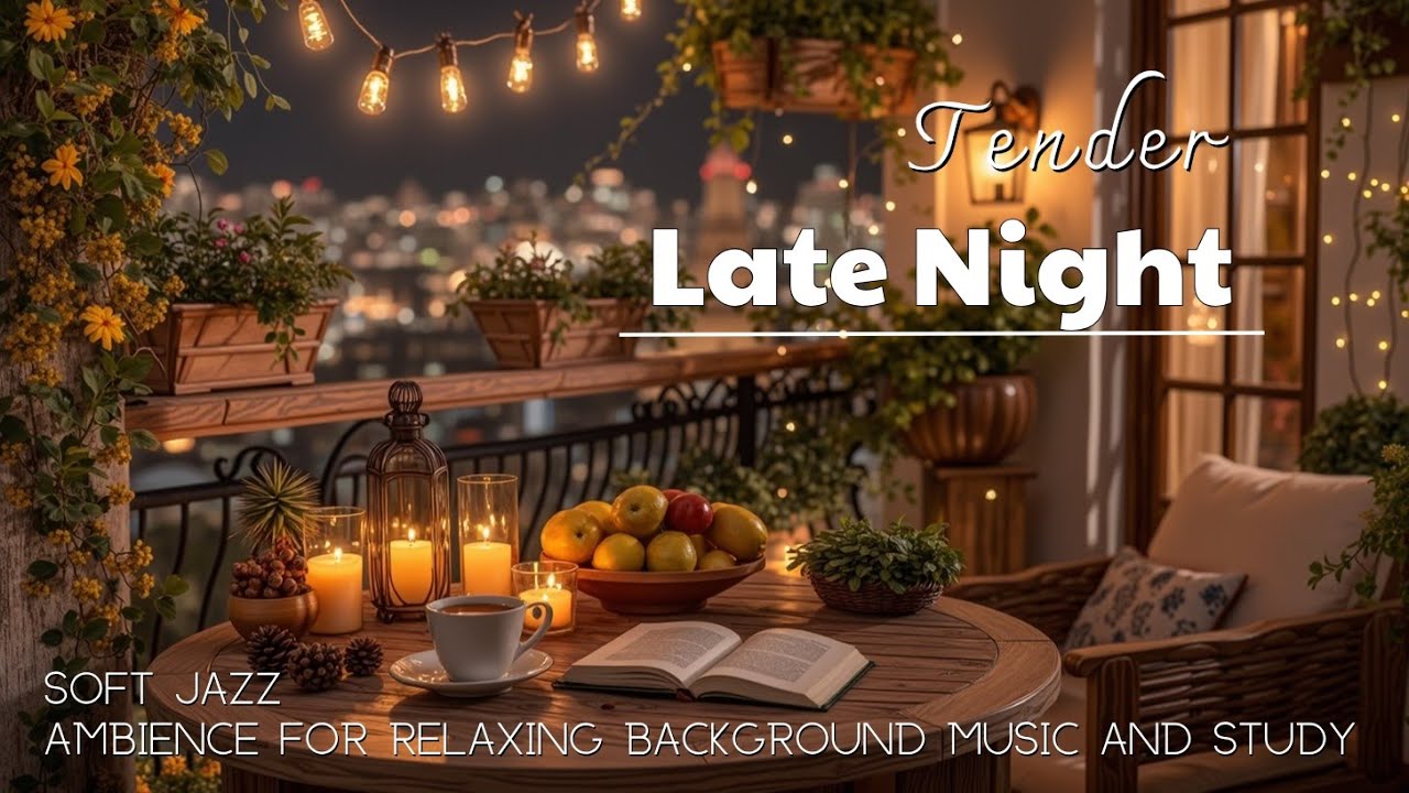 Нежный Джаз для Расслабляющего Фона, Глубокой Учебы и Спокойного Сна — Уютная Атмосфера Музыки
