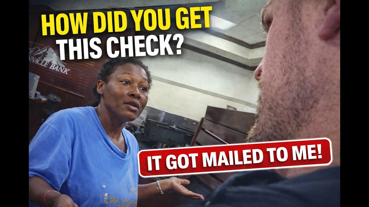 Woman Says the Fake Check Was “Mailed To Her”... The Bank Isn't Buying It!