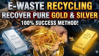 Gold Recovery from Internet Tower Blocks | Hidden Precious Metal Extraction Process