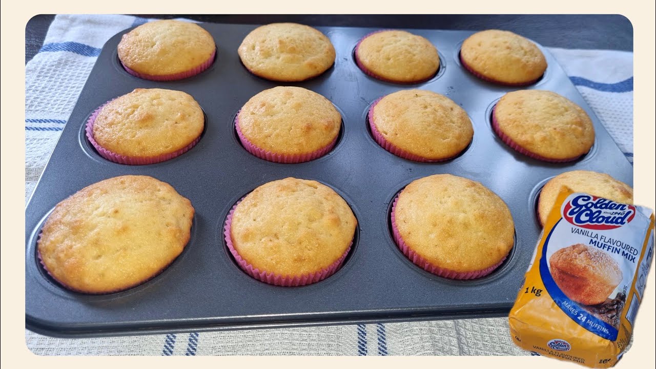 VANILLA MUFFINS | Muffin mix recipe | Follow the recipe.