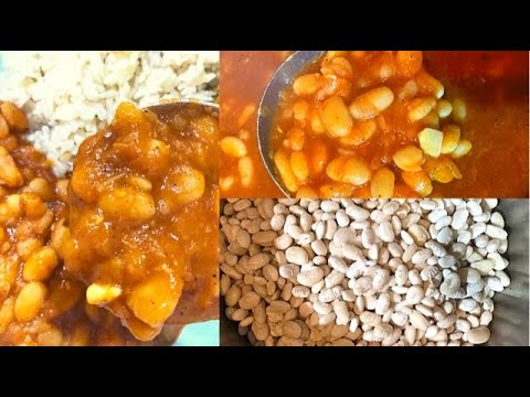 مرق فاصوليا بيضاء بدون لحم بطريقة سهلة ولذيذة