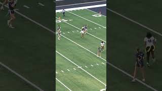 Kaylee throws for the 1st down #flagfootball