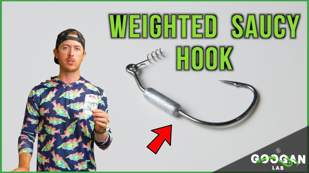 The NEW GOOGAN WEIGHTED SAUCY HOOK! ( Bass Fishing Tips ) YouTube