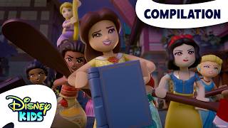 princess teamwork saves day lego disney princess atdisneykids