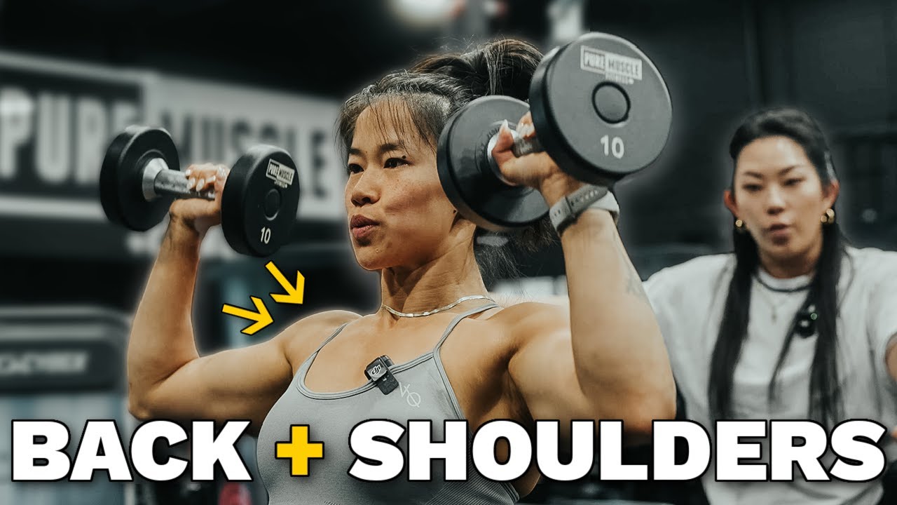 My 3D Back & Shoulder Workout | 2 Weeks Out