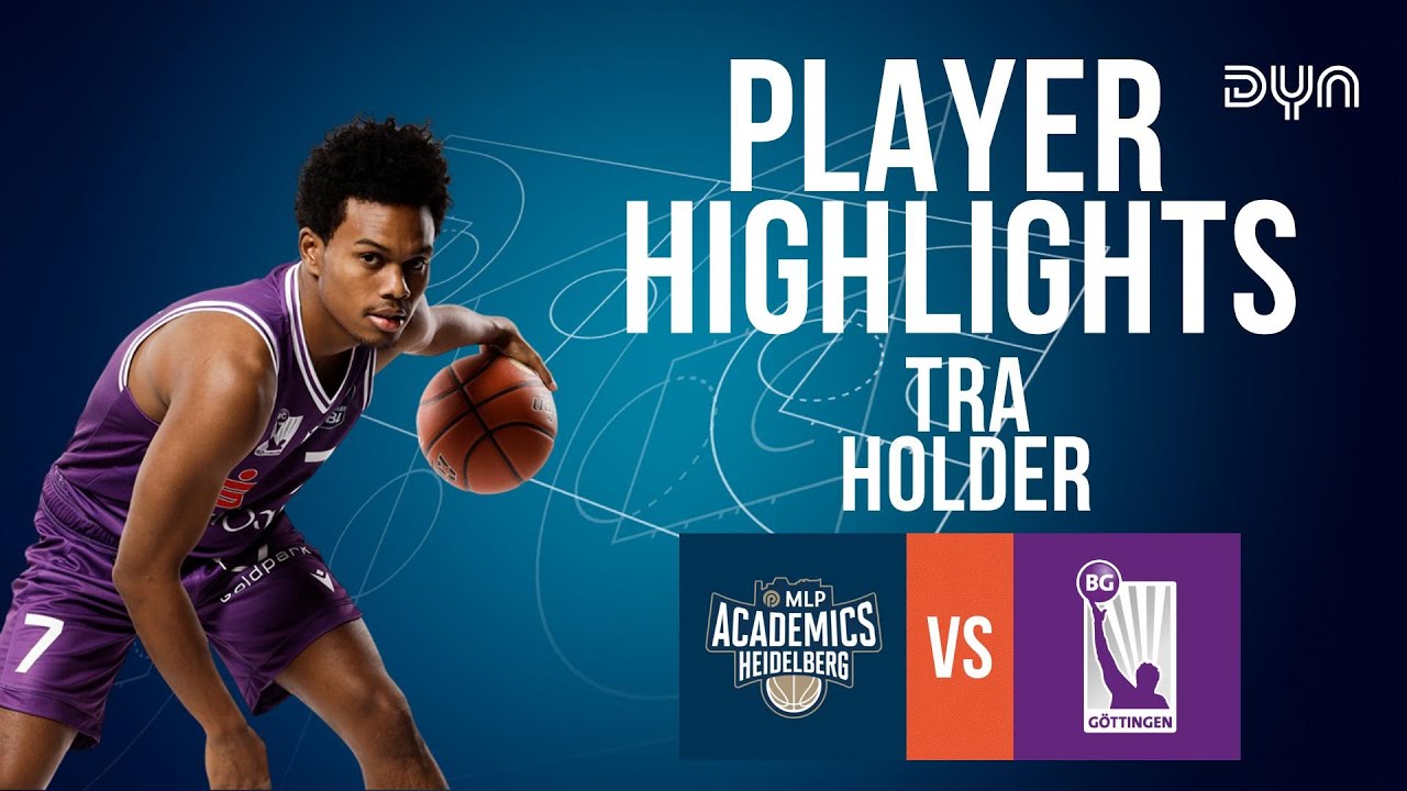 Flashy! ✨ Tra Holder vs. MLP Academics Heidelberg | easyCredit BBL | Dyn Basketball