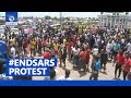 Protesters Press Demands To Federal Government