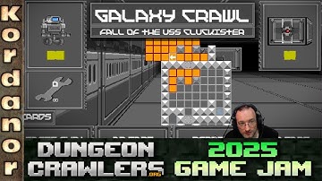 GALAXY CRAWL - Playing Dungeoncrawler GameJam 2025 Submissions
