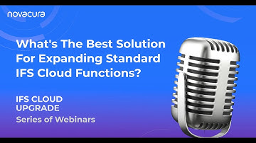 IFS Cloud Upgrade Webinar: What