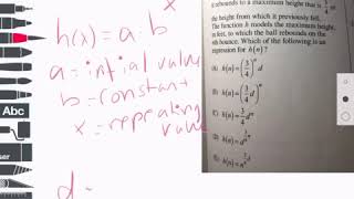 Question 19 PreCalculus CLEP study guide 2018
