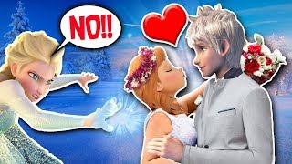 Frozen 2 Toys ❄️ Anna Is Marrying Jack Frost 😱 Elsa Ruins The Wedding 💔 Frozen Toy Transformations - Youtube