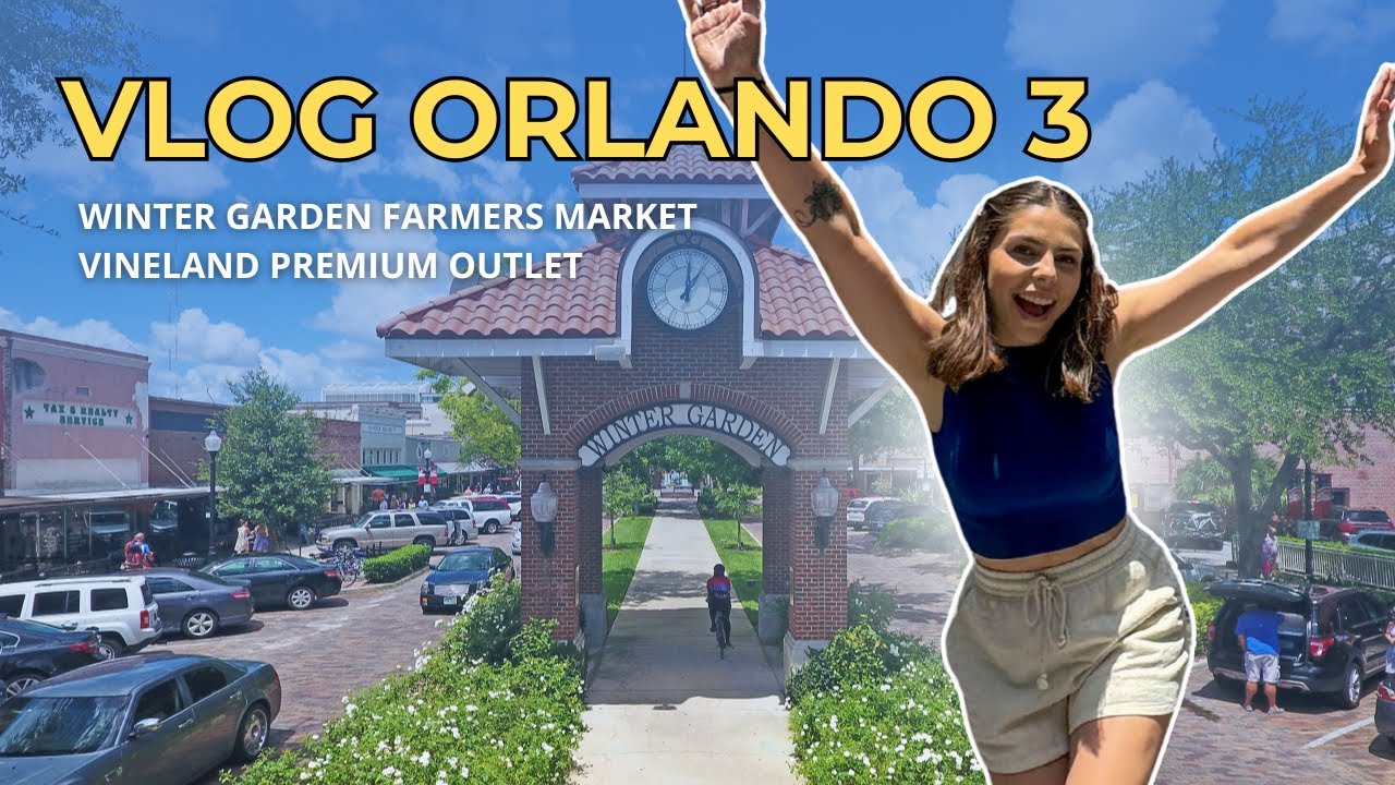 VLOG ORLANDO 3: Winter Garden Farmers Market, Compras Baratas no Vineland Outlet e Dicas ÚTEIS!