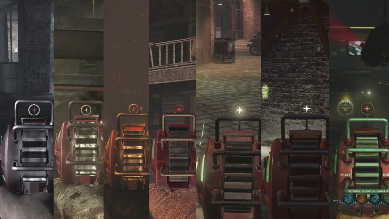 Call of Duty Zombies Ray Gun Evolution (WAW,BO1,BO2,BO3,BO4)