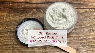 DIY How To Recipe - Restocking my BEST & Favorite Whipped Body Butter 💗 | Ellen Ruth Soap
