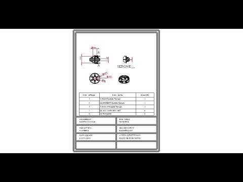 Tutorial Solidworks  -  Collegamento alle proprietà - Distinta Materiali - Definizione cartiglio