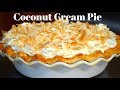 How to make a coconut cream pie | Pie crust recipe | Coconut pie