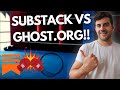 Ghost.org vs Substack! Why Blogging Platform is BEST For Serious Writers