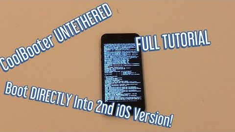 How to Use CoolBooter UNTETHERED! (Boot DIRECTLY Into 2nd iOS Version)