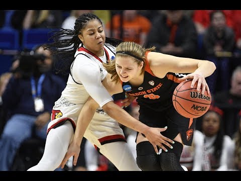 highlights:-oregon-state-women's-basketball-falls-to-top-seeded-louisville-in-ncaa-tournament...