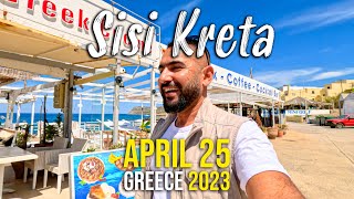 Sisi Crete, walking tour in 4k, Kreta, Greece 2023