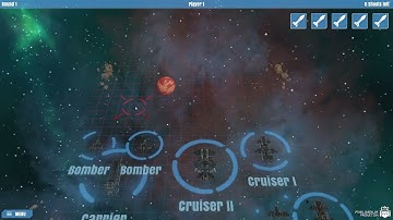 Space Battleship - Player versus Computer - easy