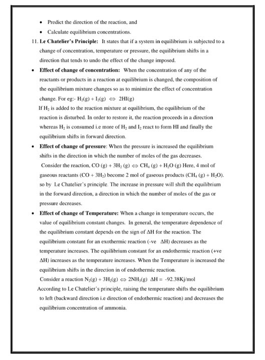 Chemistry Class 11 Chapter 7 Solved Exercise With Answers