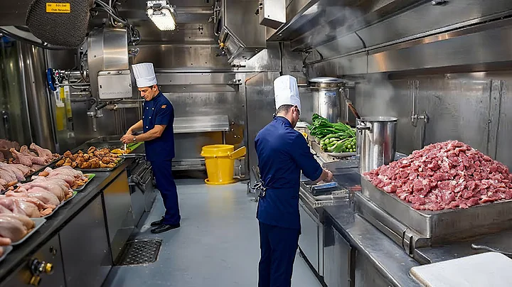 How US Navy DESTROYER Ships Feed 300 Sailors in Middle of the OCEAN?