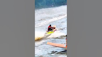 The uncle is no different from an F1 racer 😁 #automobile #speedboat #speed #f1 #racing #boating