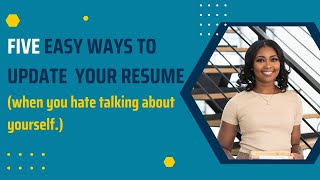 The Introverts Guide To Updating Your Resume.