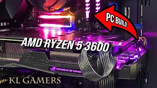 AMD Ryzen 5 3600 ASUS ROG STRIX B450-F GAMING RTX 2060 Super Gaming PC Build Benchmark