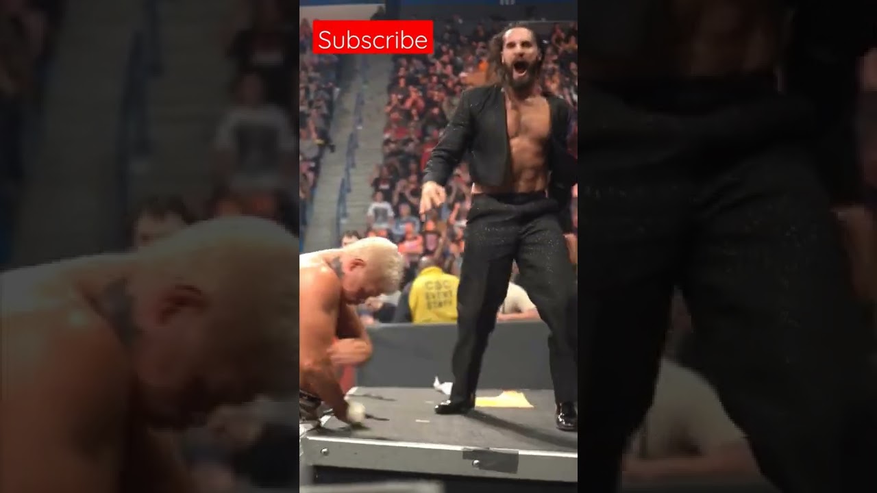 Seth Rollins Attacks On Cody Rhodes 😱🔥.        
