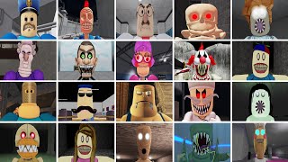 New Platinumfalls Jumpscares in Scary Obby Grumpy Gran,Barry,Siren Cop,Carnival of Terror