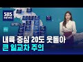 [날씨] 내륙 중심 20도 웃돌아…큰 일교차 주의 / SBS