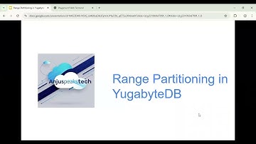 Play with Range Partitions | YugabyteDB
