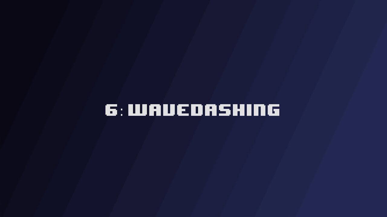 6. Wavedashing - YouTube