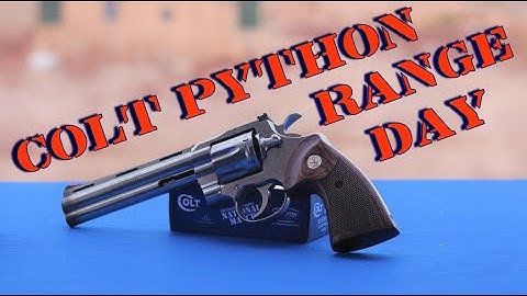 Colt Python Range Day SHOT Show 2020